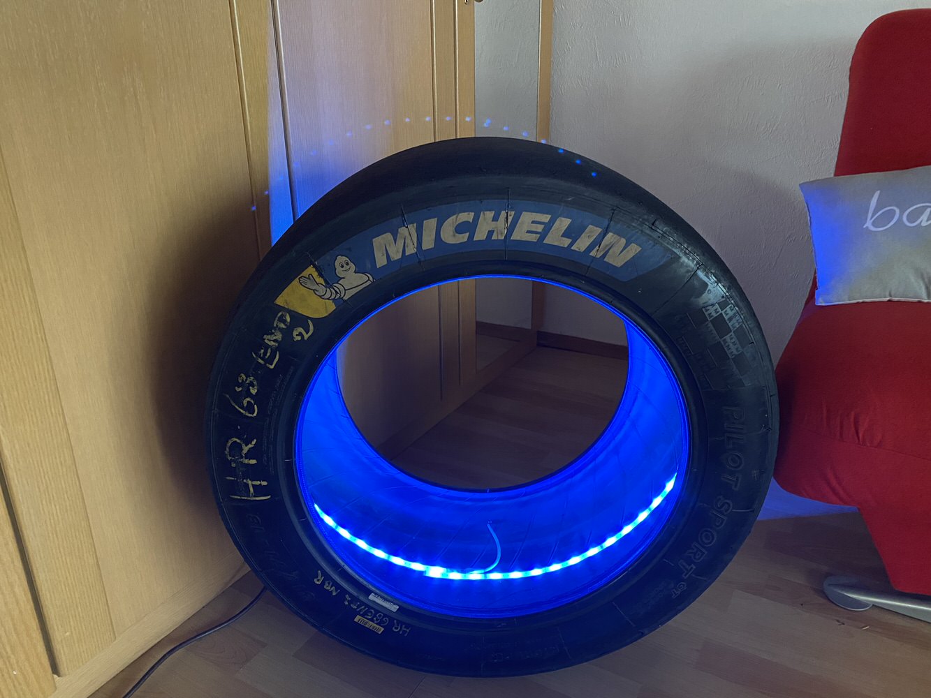 Racing Slick mit LED Beleuchtung