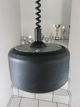 Sportliche Racing Hängelampe aus Slick/Rennreifen,