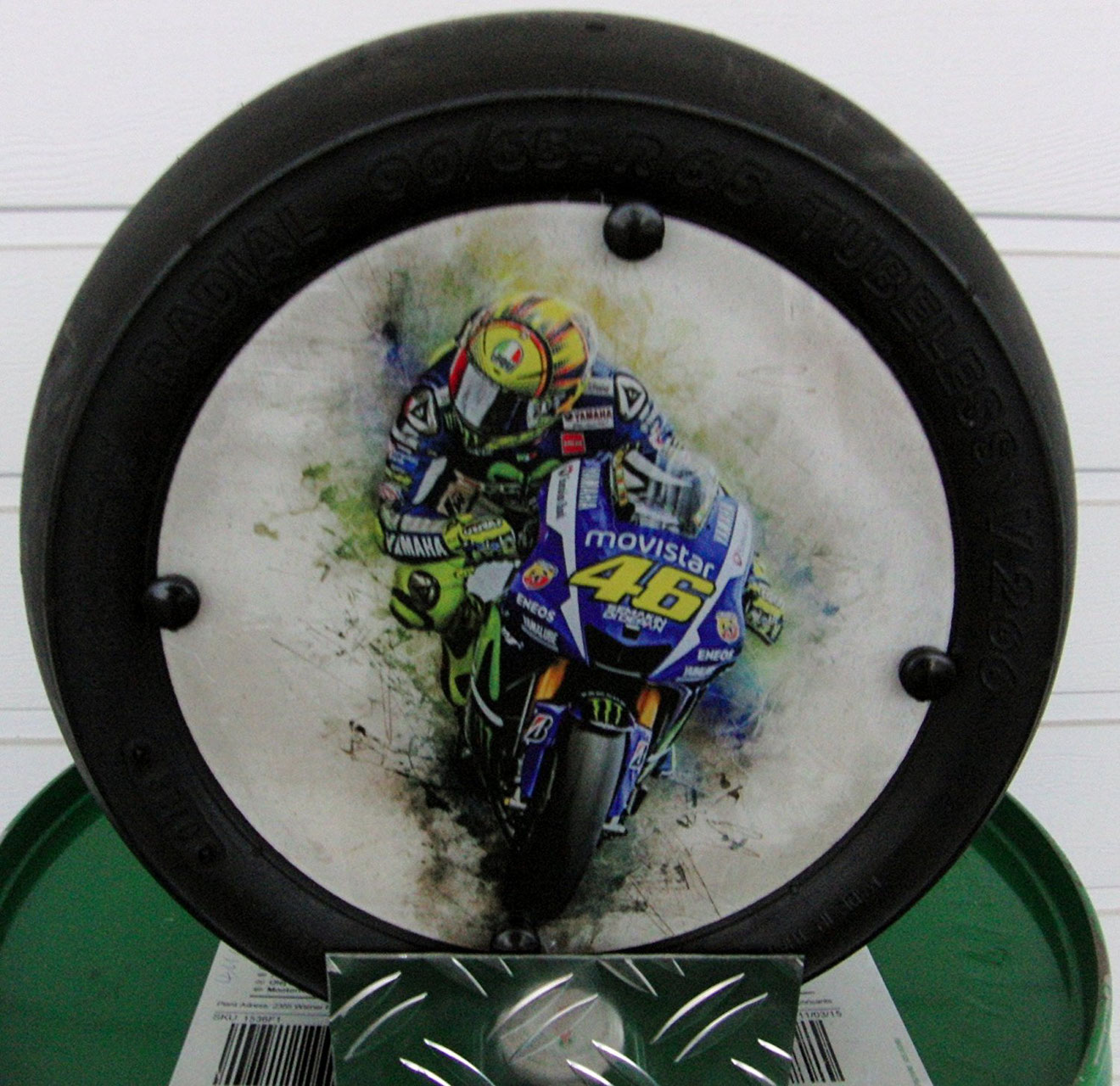 Valentino Rossi "Art" VR 46 Moto GP "Minislick" Deko