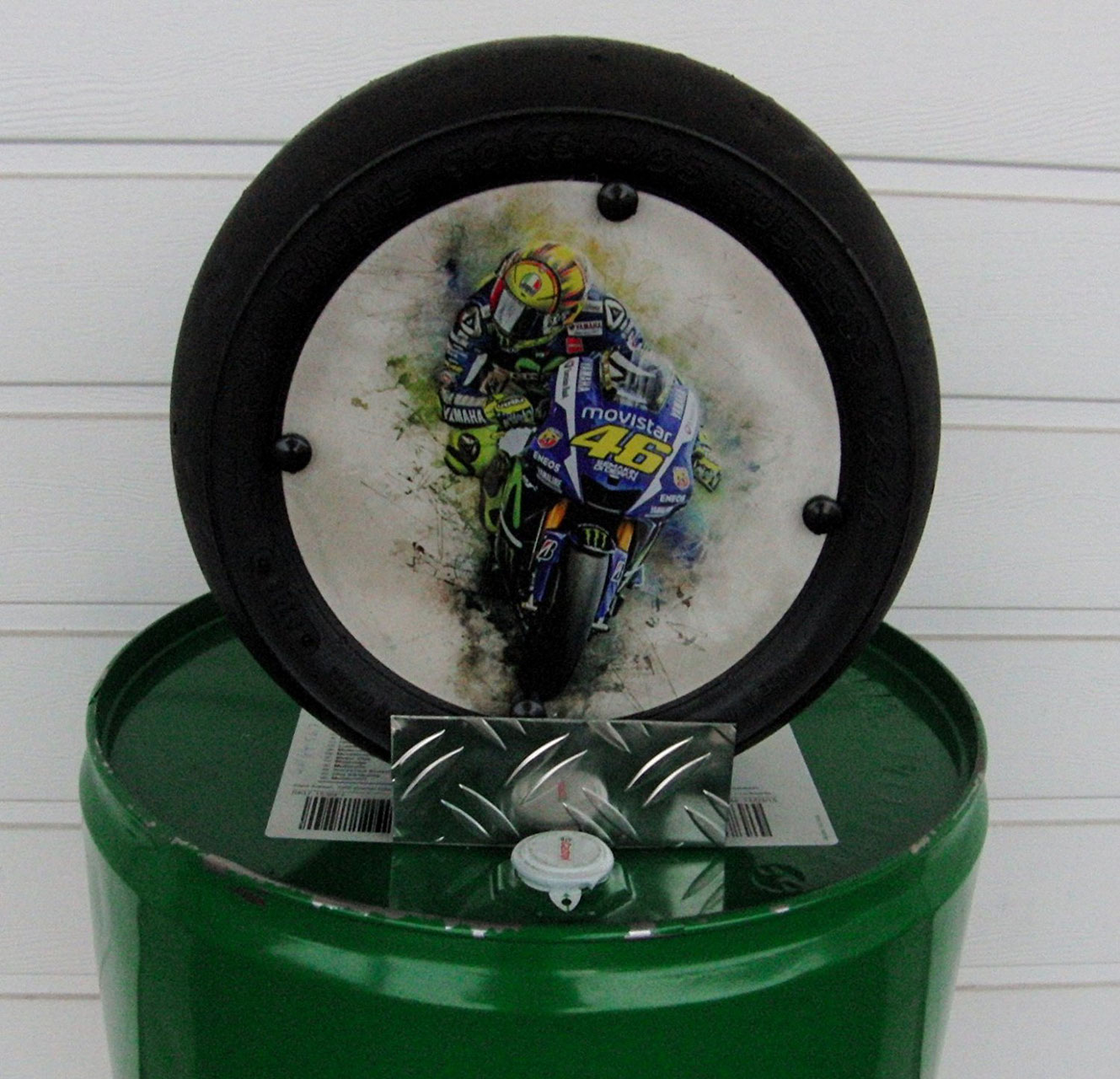 Valentino Rossi "Art" VR 46 Moto GP "Minislick" Deko