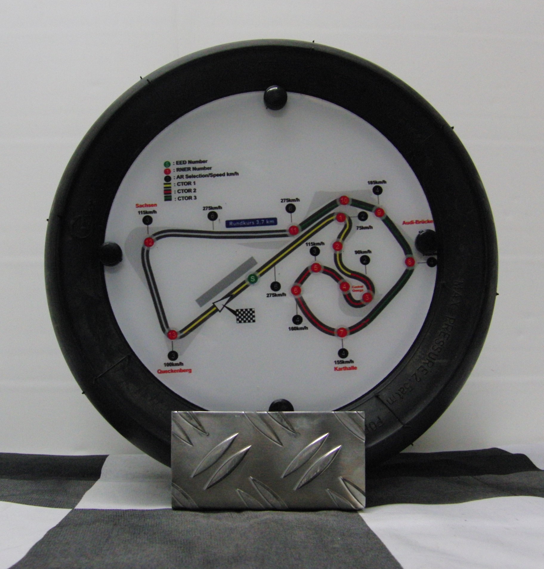 Sachsenring Rennstrecken Deko Moto GP "Minislick"