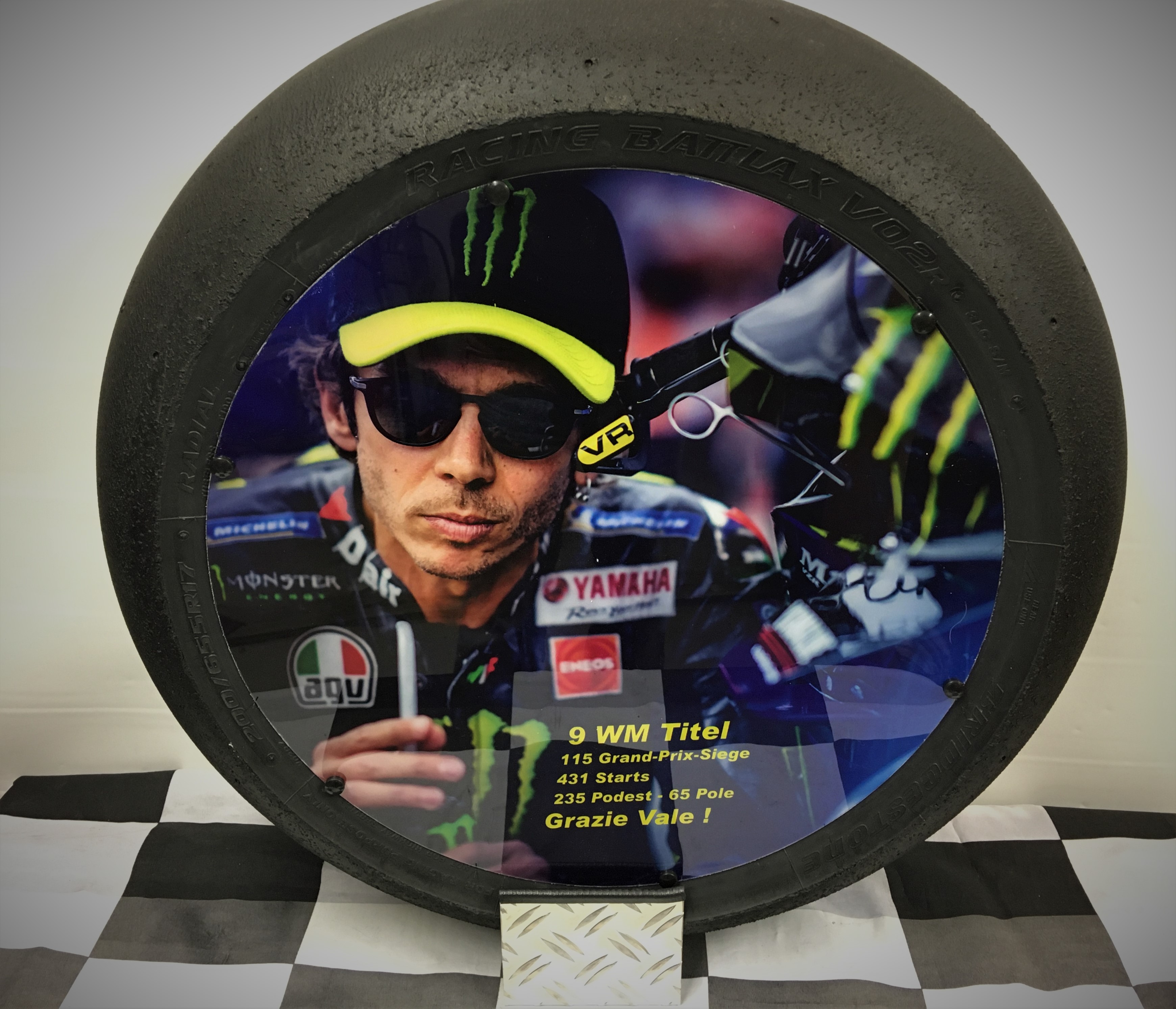 Rossi, Art, VR 46, Deko Moto GP/Superbike Slick, "Vorstart" + Grazie Vale