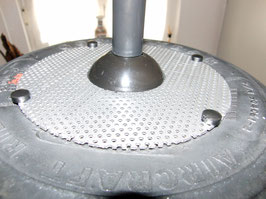 Dekorative Hängelampe aus org. Flugzeugreifen (Goodyear Aircraft...)